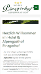 Mobile Screenshot of pinzgerhof.at